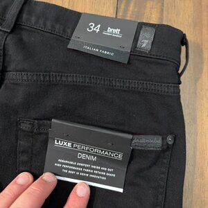 7 For All Mankind Jeans Mens 34 black Brett Modern Bootcut Luxe Performance